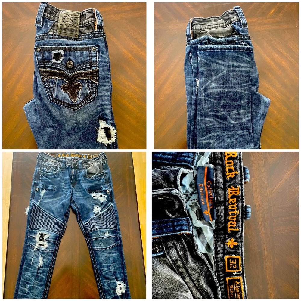 Mens Rock Revival jeans size 32x29